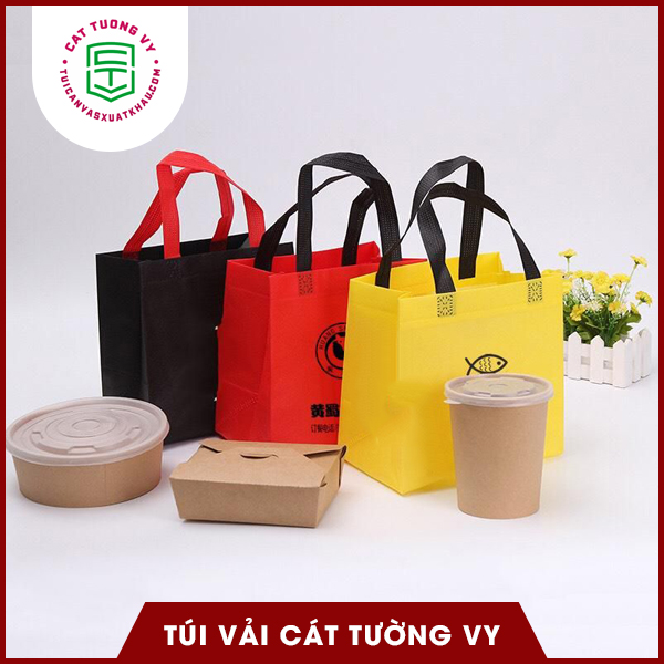 Non-woven bags with handles